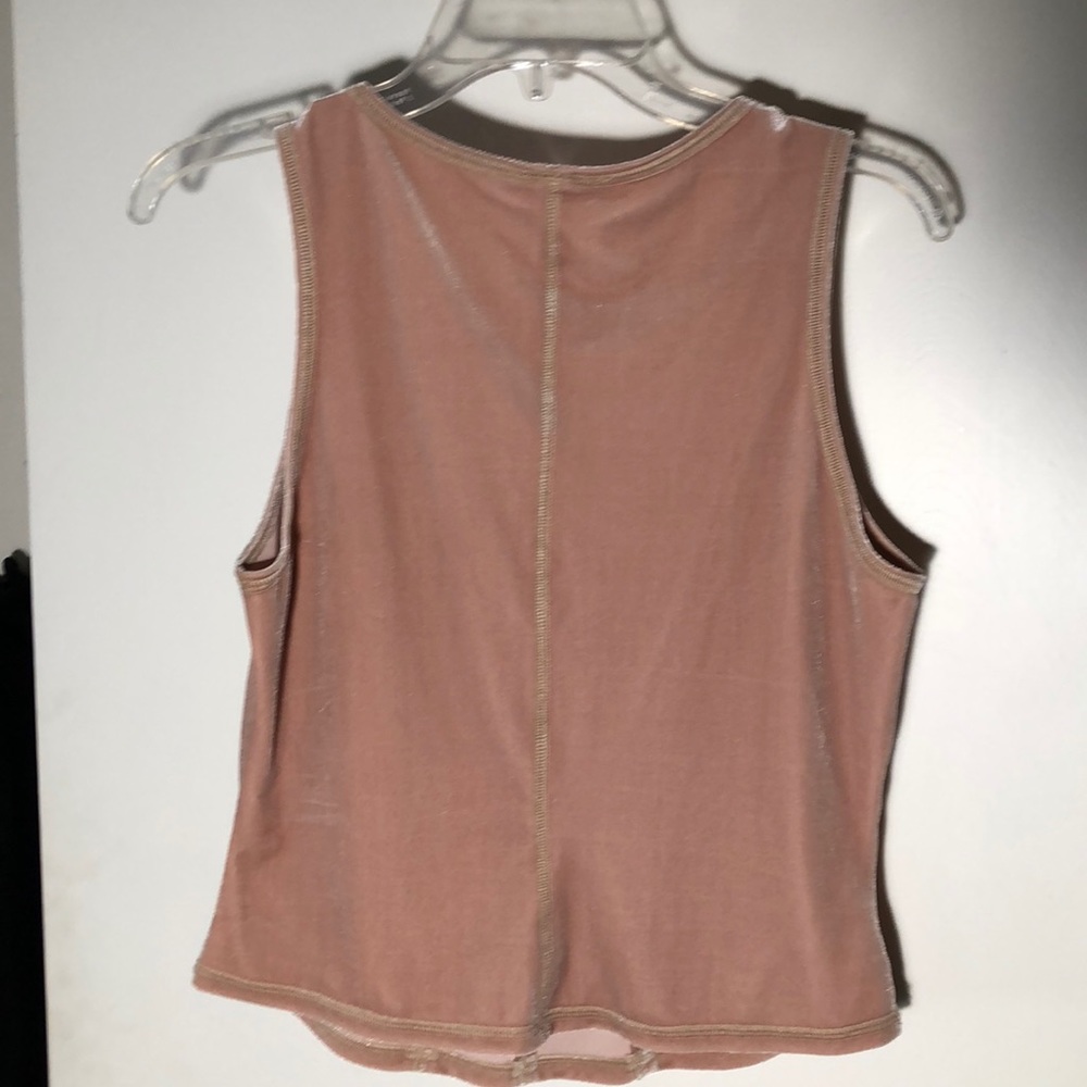 Sexy tank top in faint Carmel pink - Picture 3 of 4